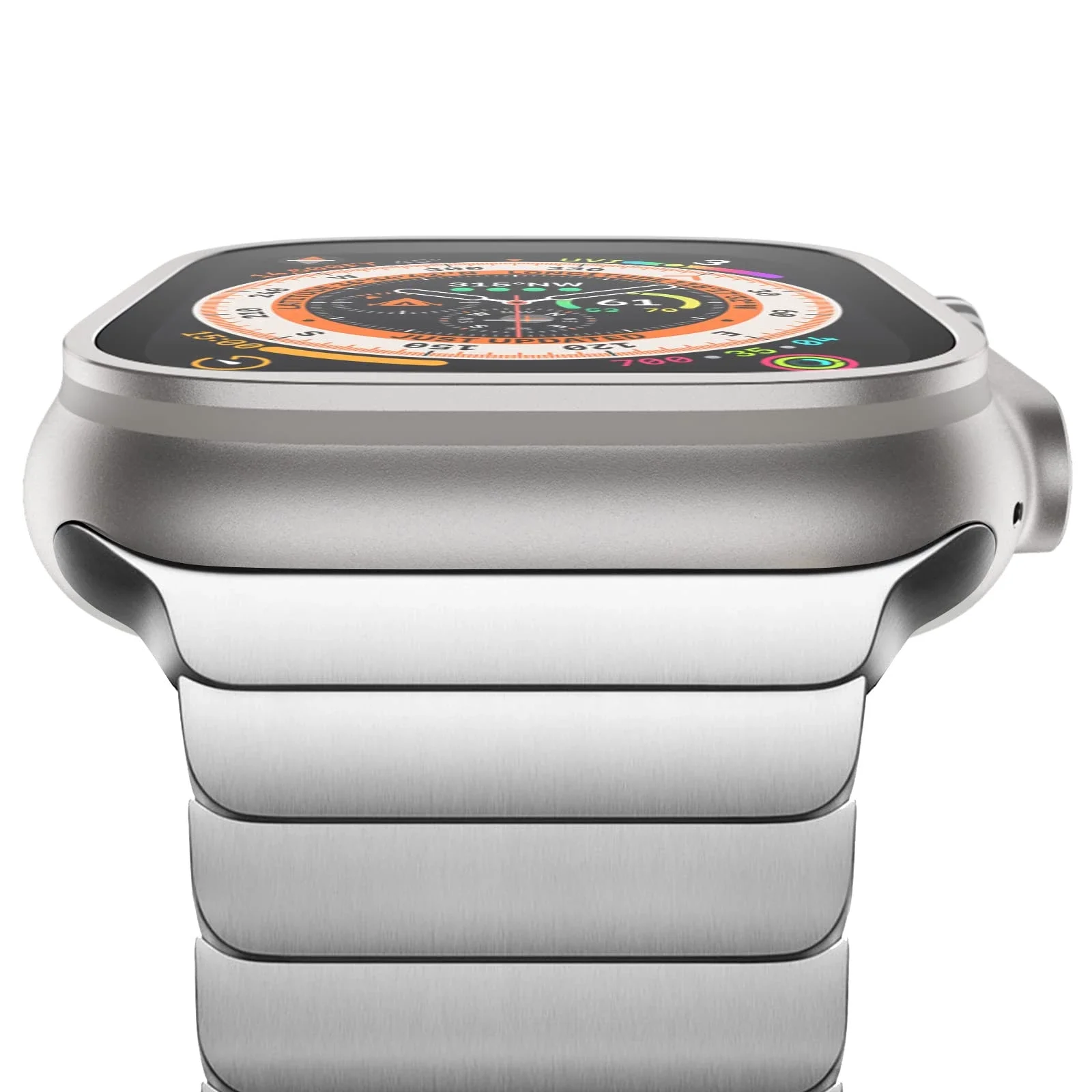 Металлический Комплект дооснащения Чехол Ремешок для Apple Watch Band 45 мм 44 мм Высококачественный браслет из нержавеющей стали Для iWatch series 8 7 6 5 SE band Изображение 0 