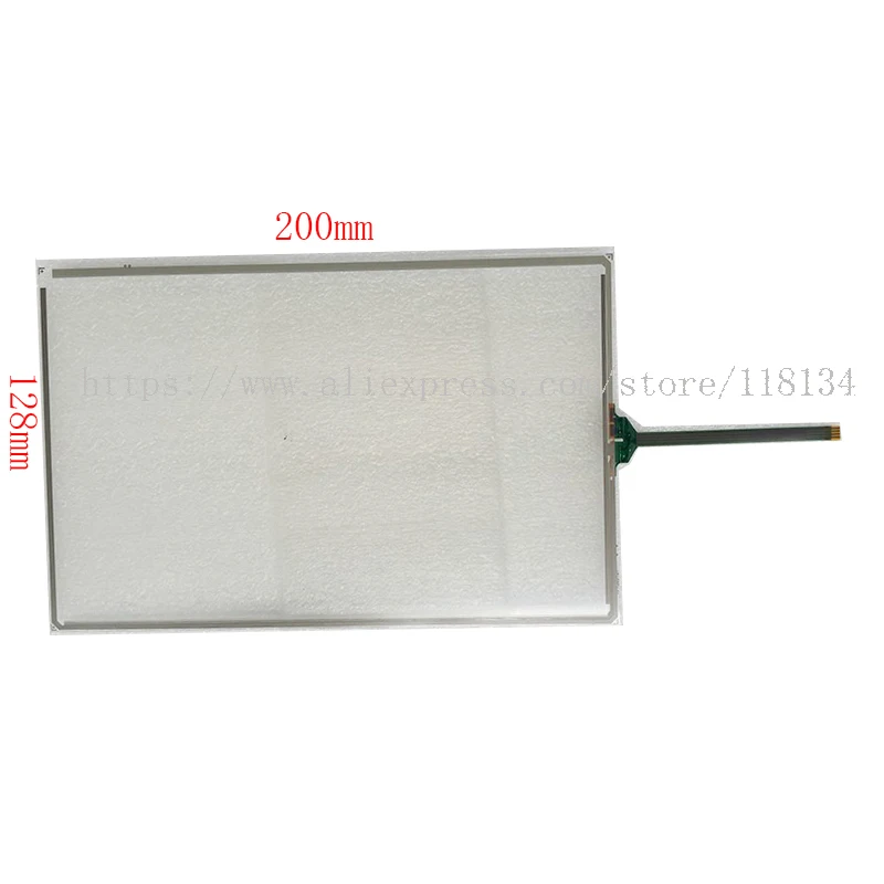 стекло сенсорной панели с сопротивлением 8,5 дюймов и 4 проводами для сенсорной панели TP-3637S1 Размер сенсорной панели TP 3637S1: 200 * 128 мм