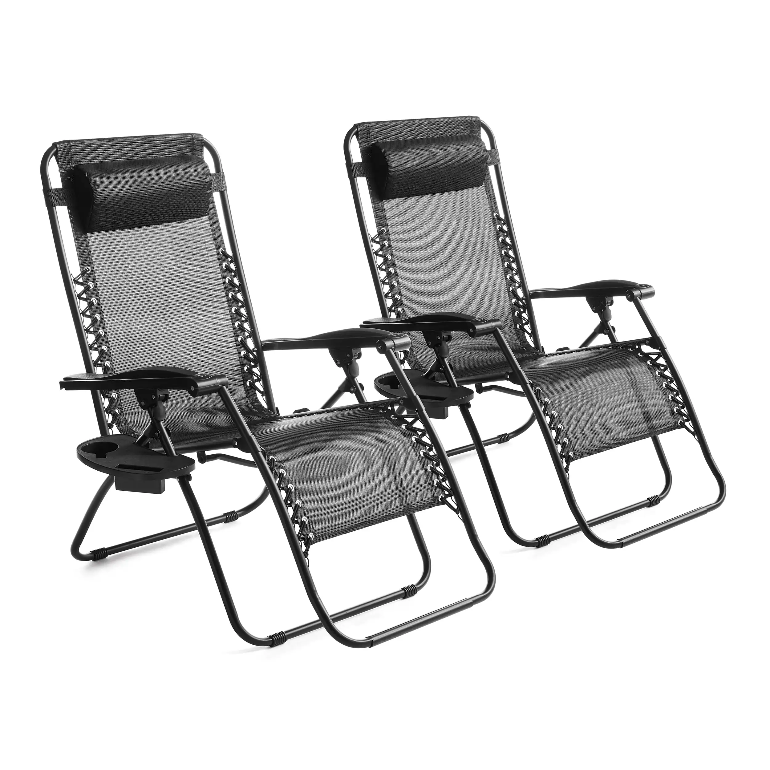 Кресло-лежак Mainstays с нулевой гравитацией, 2 упаковки - Темно-синий Ротанговый стул, Уличная Скамейка, мебель для балкона