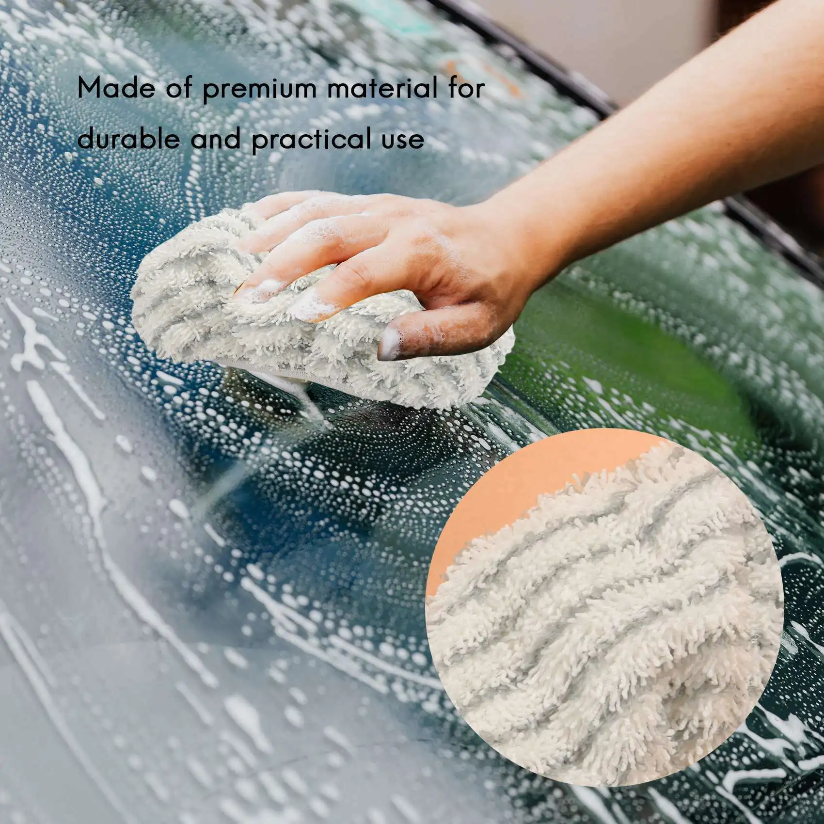 Сменные салфетки из микрофибры 6 шт. для Rowenta Clean & Steam ZR005801, аксессуар для чистки, моющийся и многоразовый Изображение 4 