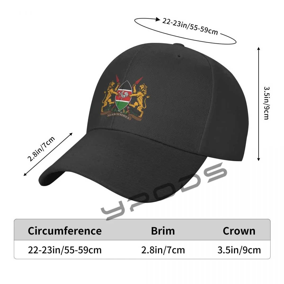 Бейсбольная кепка с гербом Кении для Мужчин и Женщин, Модная Шляпа с мягким Верхом, Повседневные Ретро-шляпы Унисекс Изображение 5 