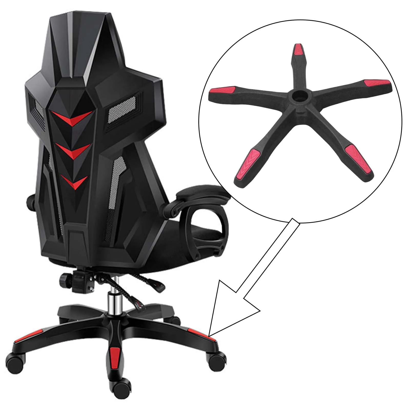 Сверхмощное основание офисного стула, поворотное игровое кресло для конференц-зала, стул