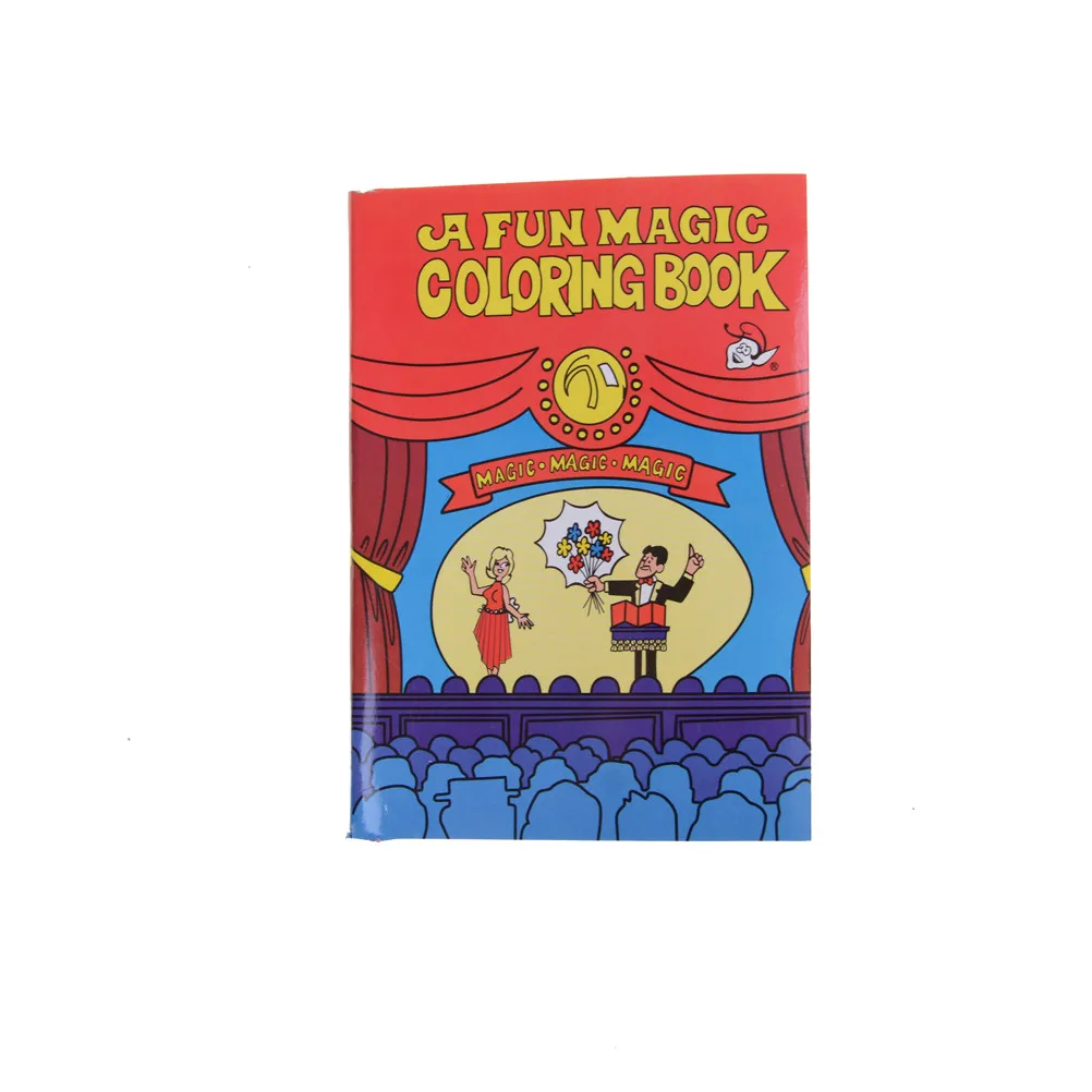 Веселая волшебная книжка-раскраска, волшебные трюки, Лучшая детская сценическая волшебная игрушка оптом