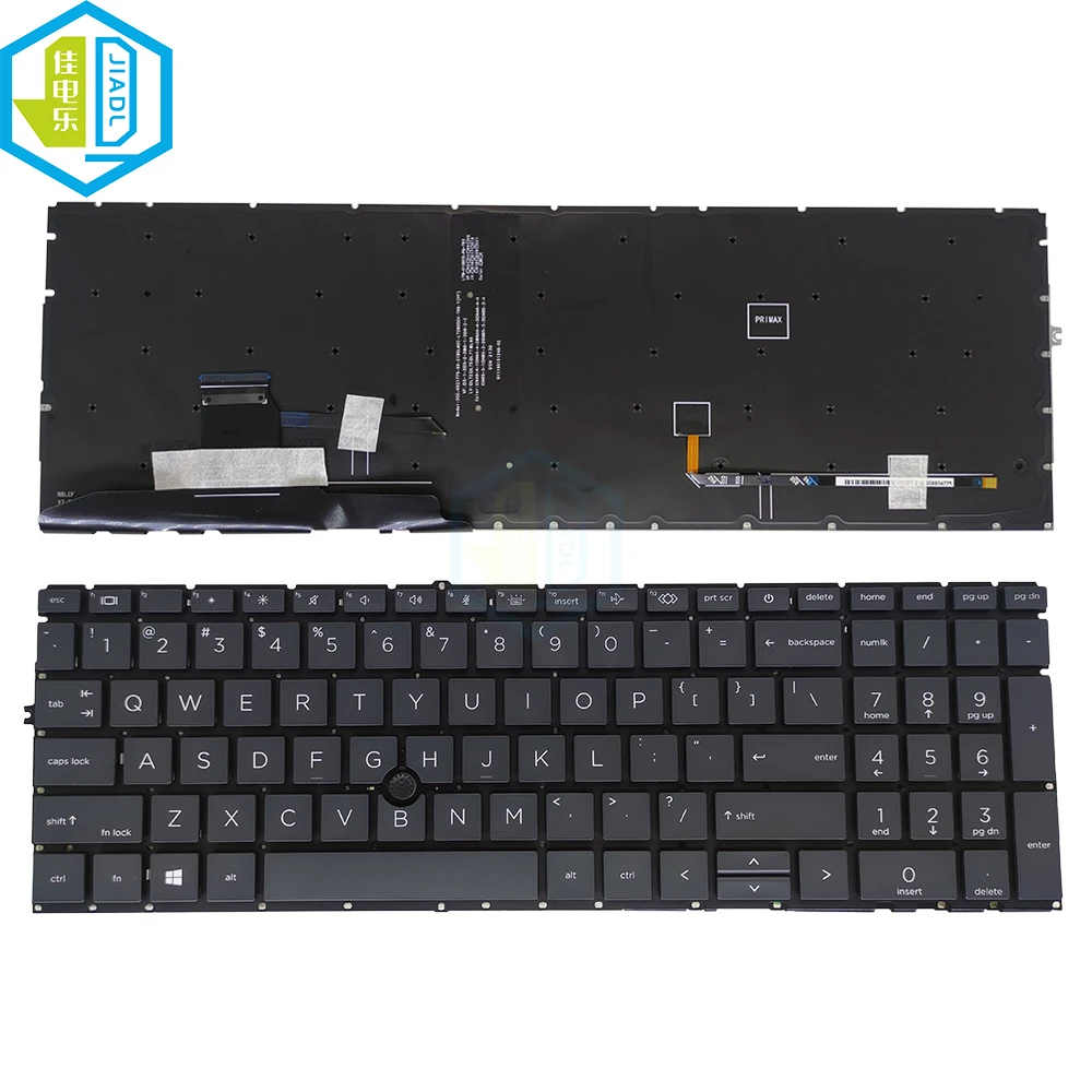 Клавиатура для ноутбука с подсветкой RU, США, Великобритании, Испании Для HP ZBook Firefly 15 G8 15 G7 M07491-001 L89916-001 071 Trackpoint С Подсветкой Клавиатур Изображение 0 