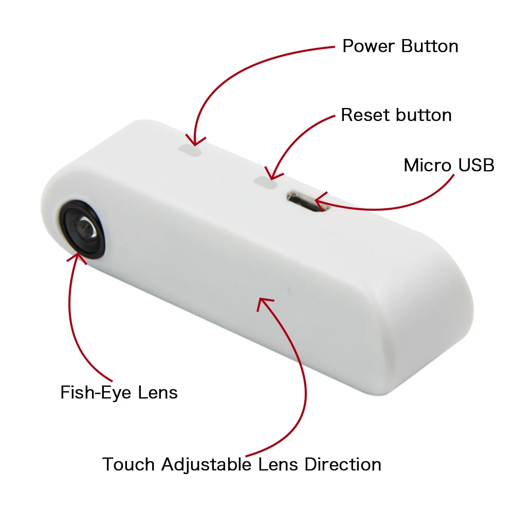 Модуль мини-камеры LILYGO TTGO T-Camera с чипом ESP32, 4 МБ Вспышки, 8 МБ PSRAM, Micro USB, Сенсорная Регулировка направления объектива 