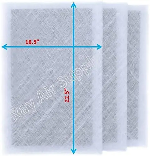 Сменные фильтрующие прокладки Dynamic Air Cleaner 20X25 (3 упаковки) Белого цвета Изображение 0 